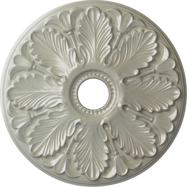 Ekena Millwork Milan Ceiling Medallion (Fits Canopies up to 4 5/8"), 24 1/2"OD x 3 1/2"ID x 1"P, Flash Copper CM24MIFCS - main
